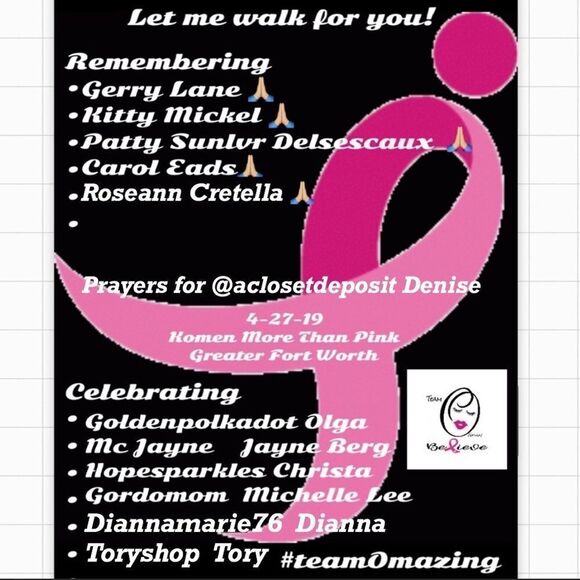 TEAM Omazing Breast Cancer Team Top - Picture 4 of 5